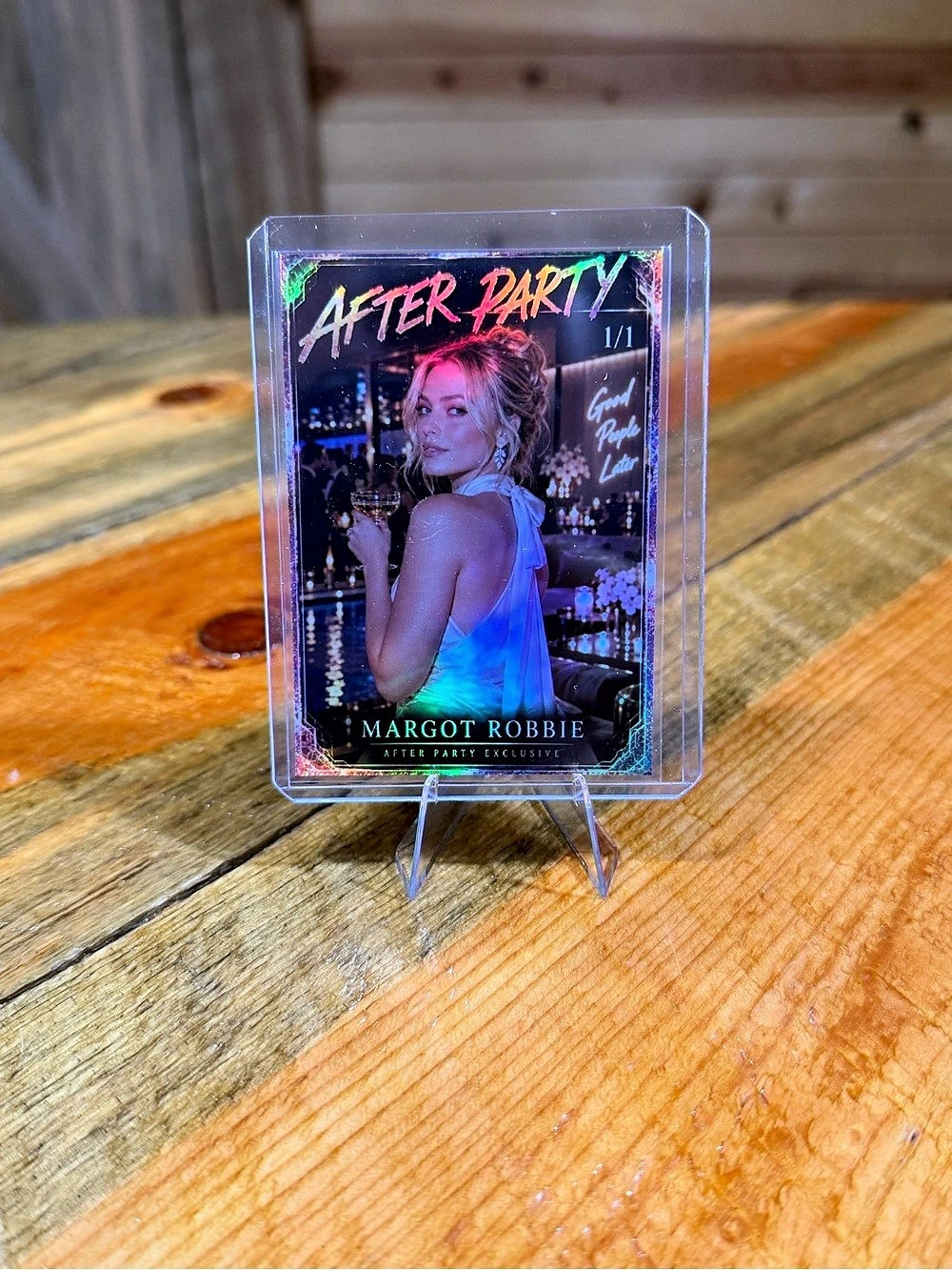 Margot Robbie Custom After Party Card 1/1